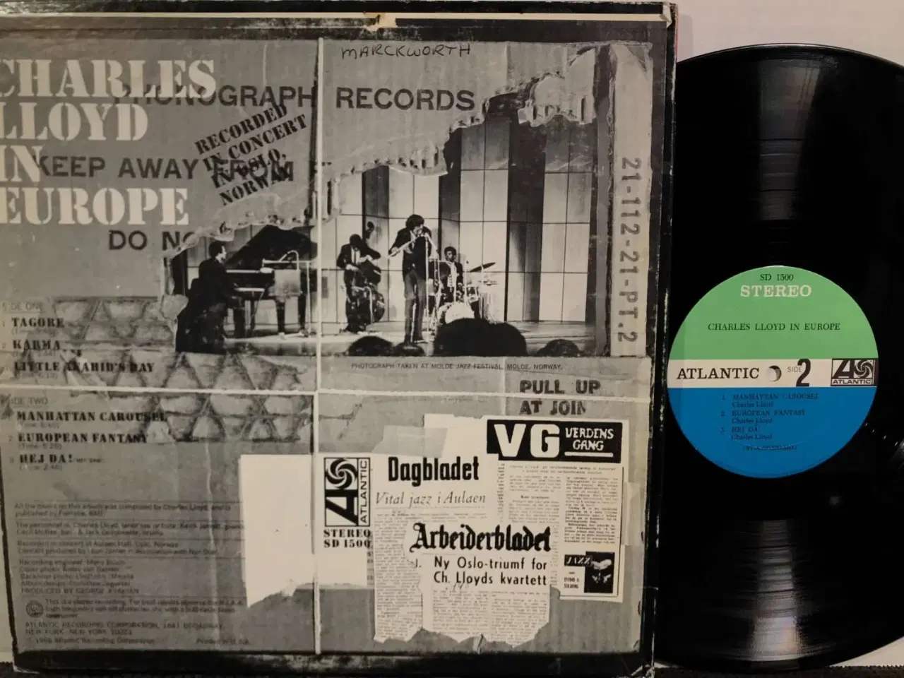 Billede 4 - Charles Lloyd in Europe - LP live