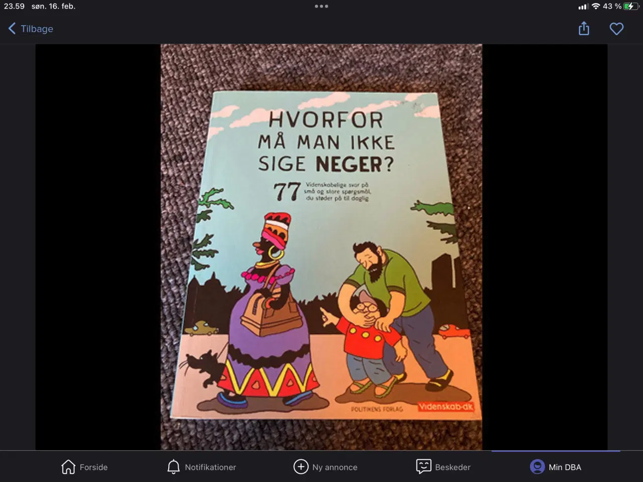 Billede 1 - Hvorfor må man ikke sige neger (bog)