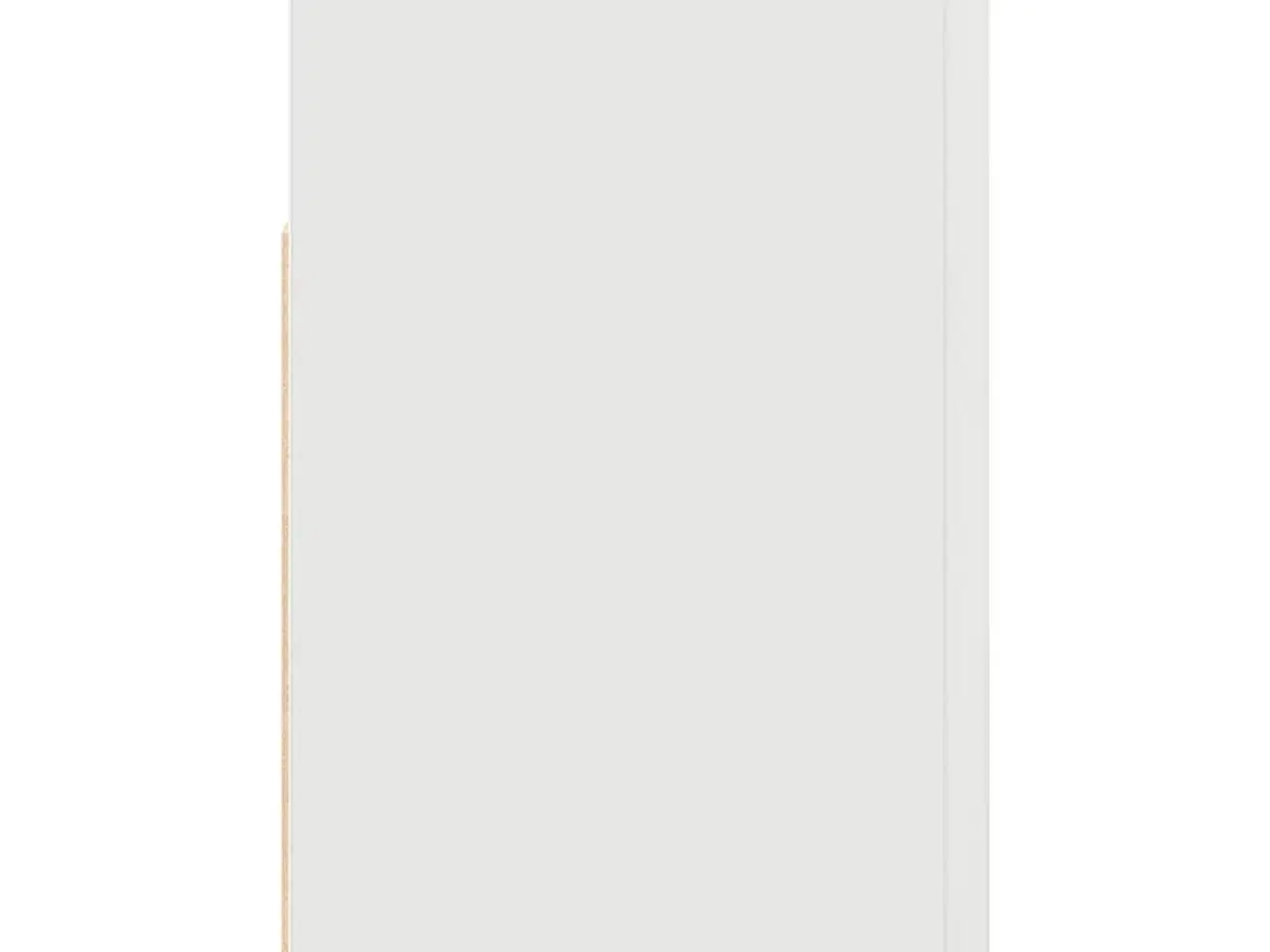 Billede 6 - Væghængt badeværelsesskab 60x25x40 cm konstrueret træ hvid