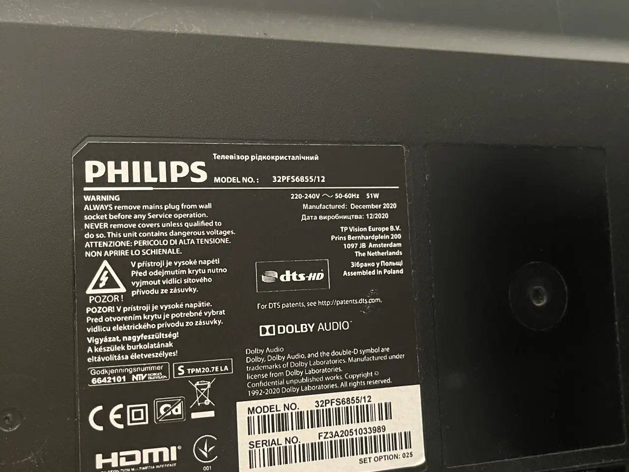 Billede 4 - Philips fjernsyn 32”