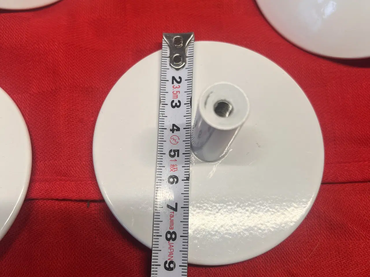 Billede 4 - 5 stk store metal knopper/knager