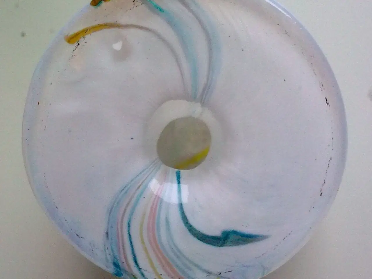 Billede 6 - Bornholm håndlavet glasvase Snogebæk glaspusteri