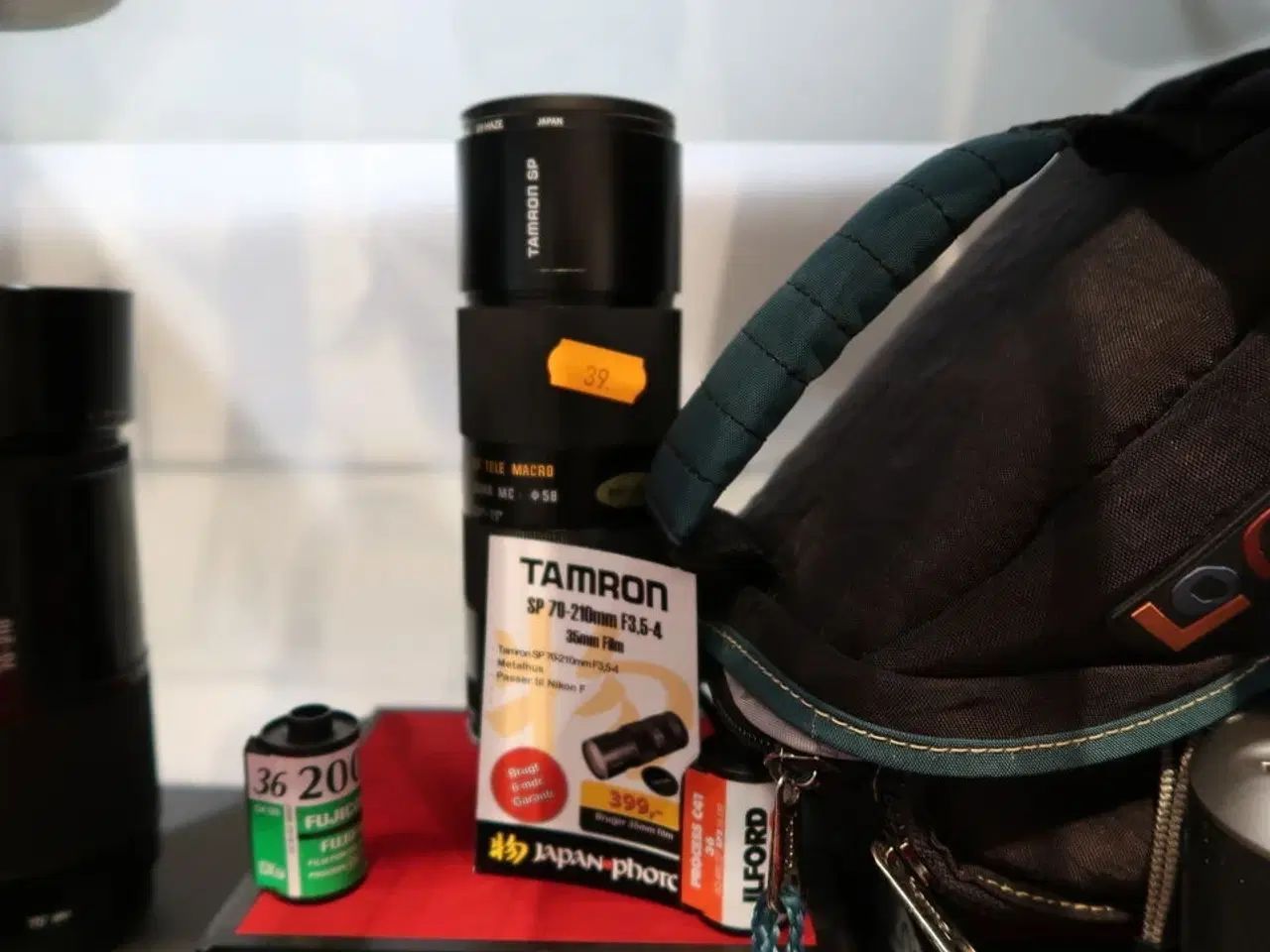 Billede 5 - Analog kamera CANON E0S 3000N med taske med objektiv TAMRON SP 70-210mm