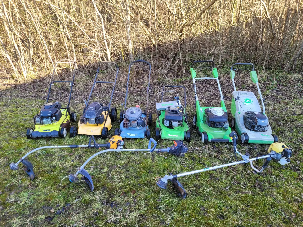 Billede 1 - 6 defekte plæneklippere 