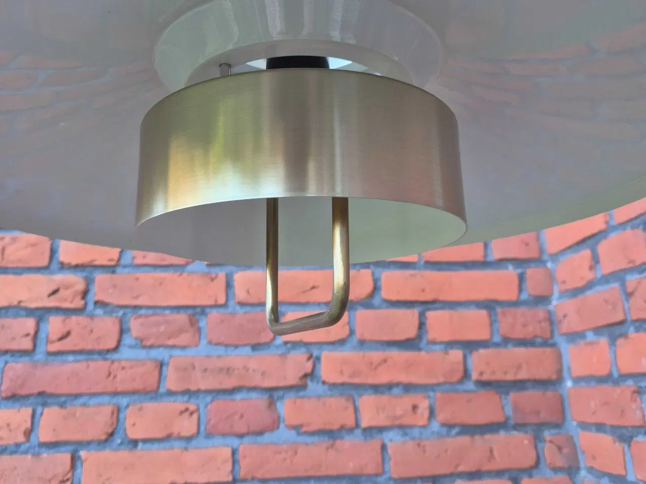 Billede 10 - Virkelig fin messinglampe med god lyseffekt 