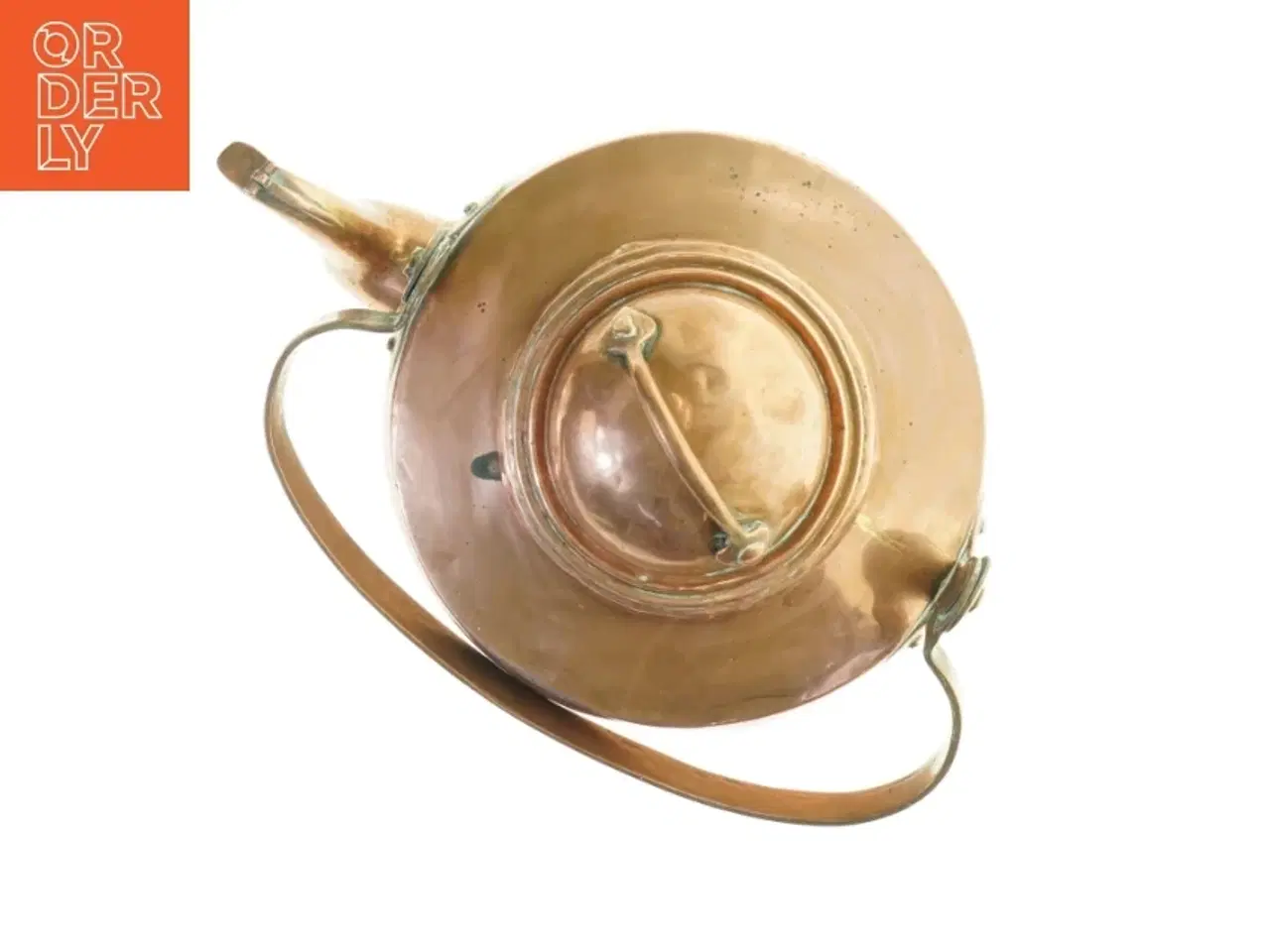 Billede 4 - Kobber-kedel, mål: 45 x 27 x 32 cm