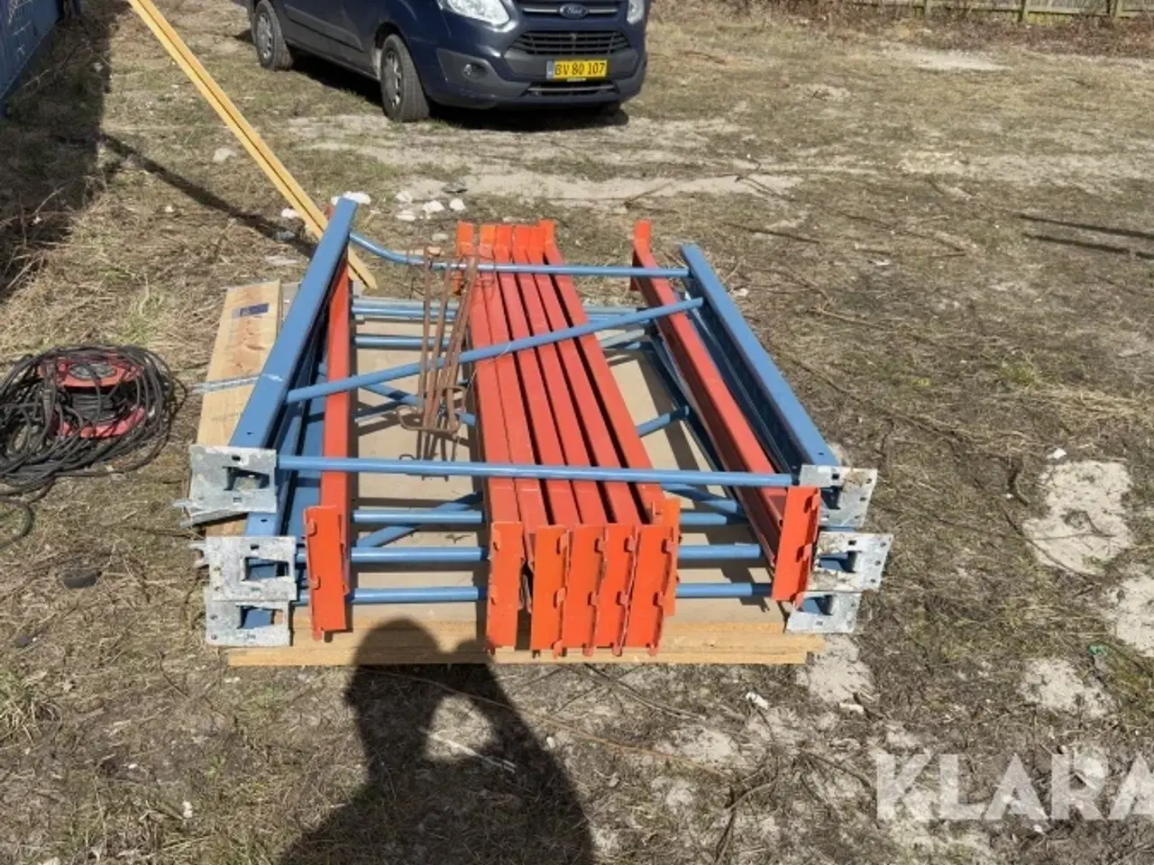 Billede 2 - Pallereol med plader 2 Fag