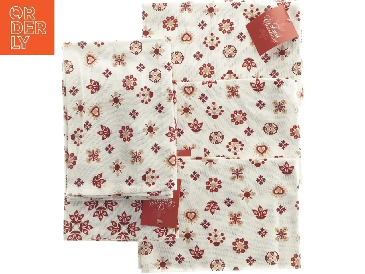 Billede 1 - Juleduge 5 stk 53x72 cm (str. 5 stk 53x72 cm)