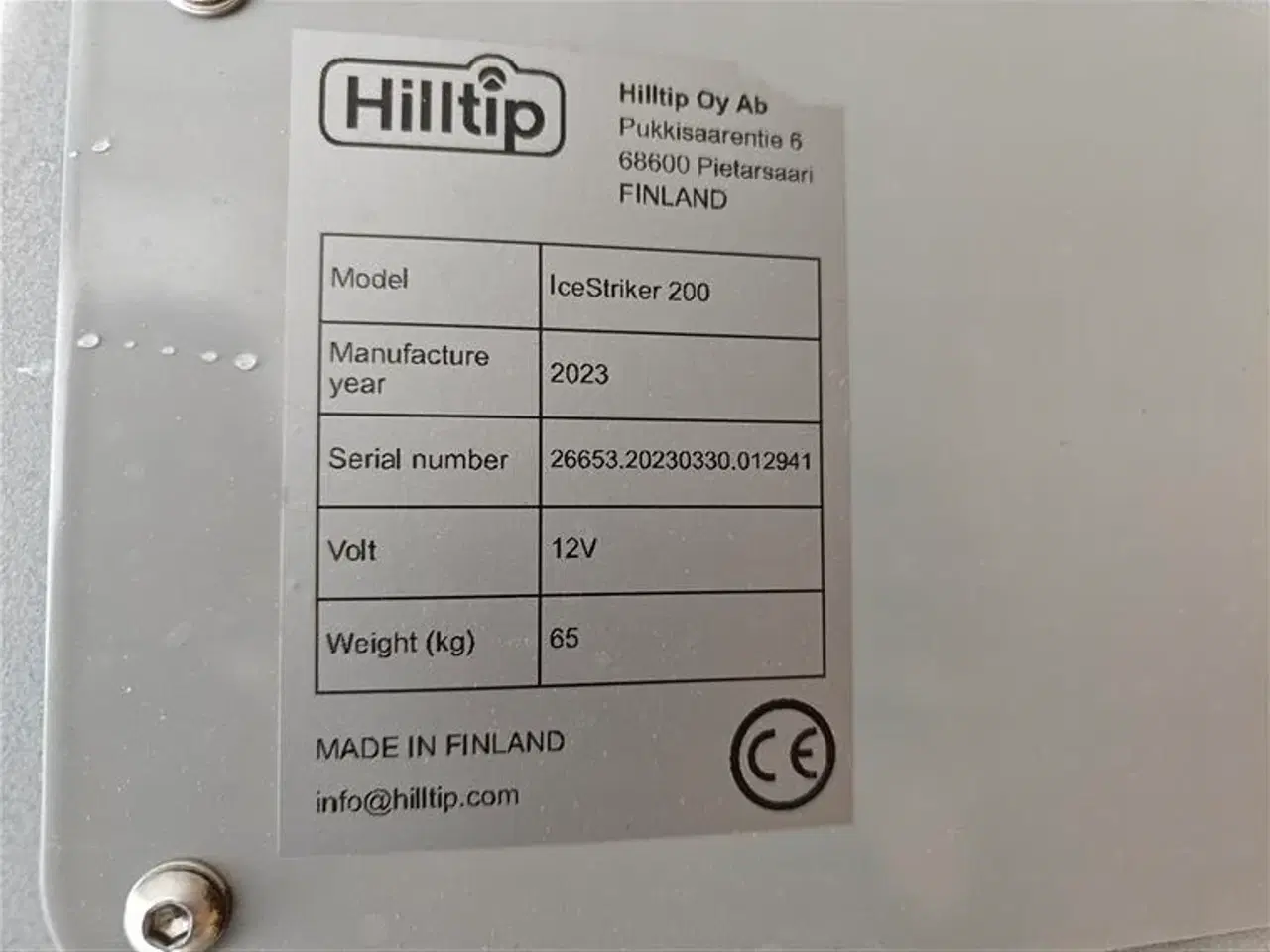 Billede 3 - HillTip Icestriker 200