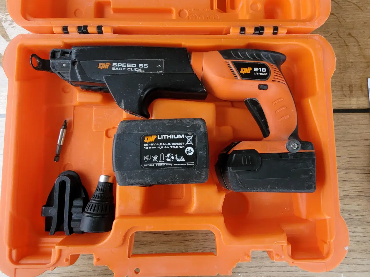 Billede 2 - Spit 218 Gipsskruemaskine Speed 55 Lithium 18V