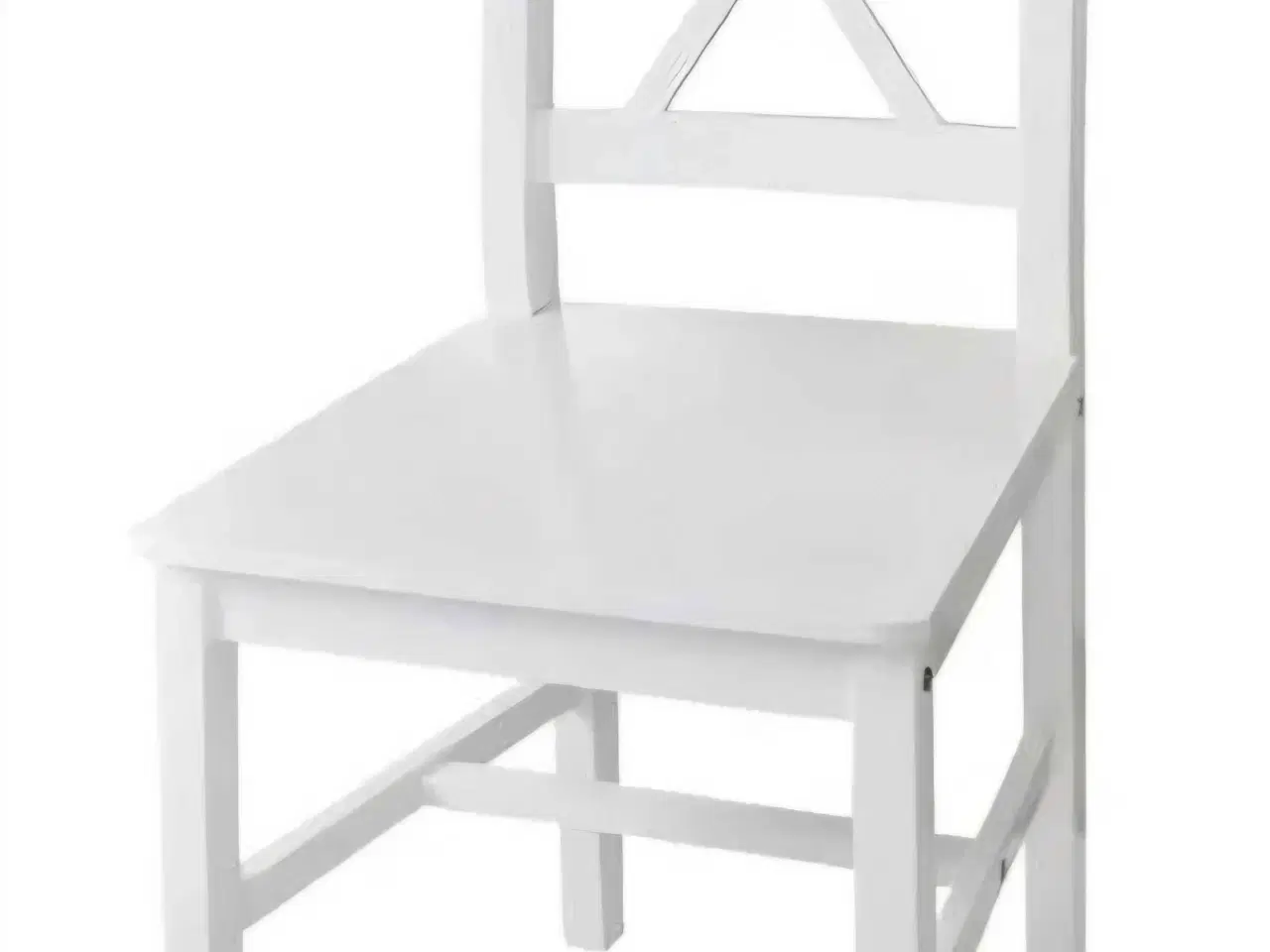 Billede 2 - 4 stk hvide spisebordsstole 