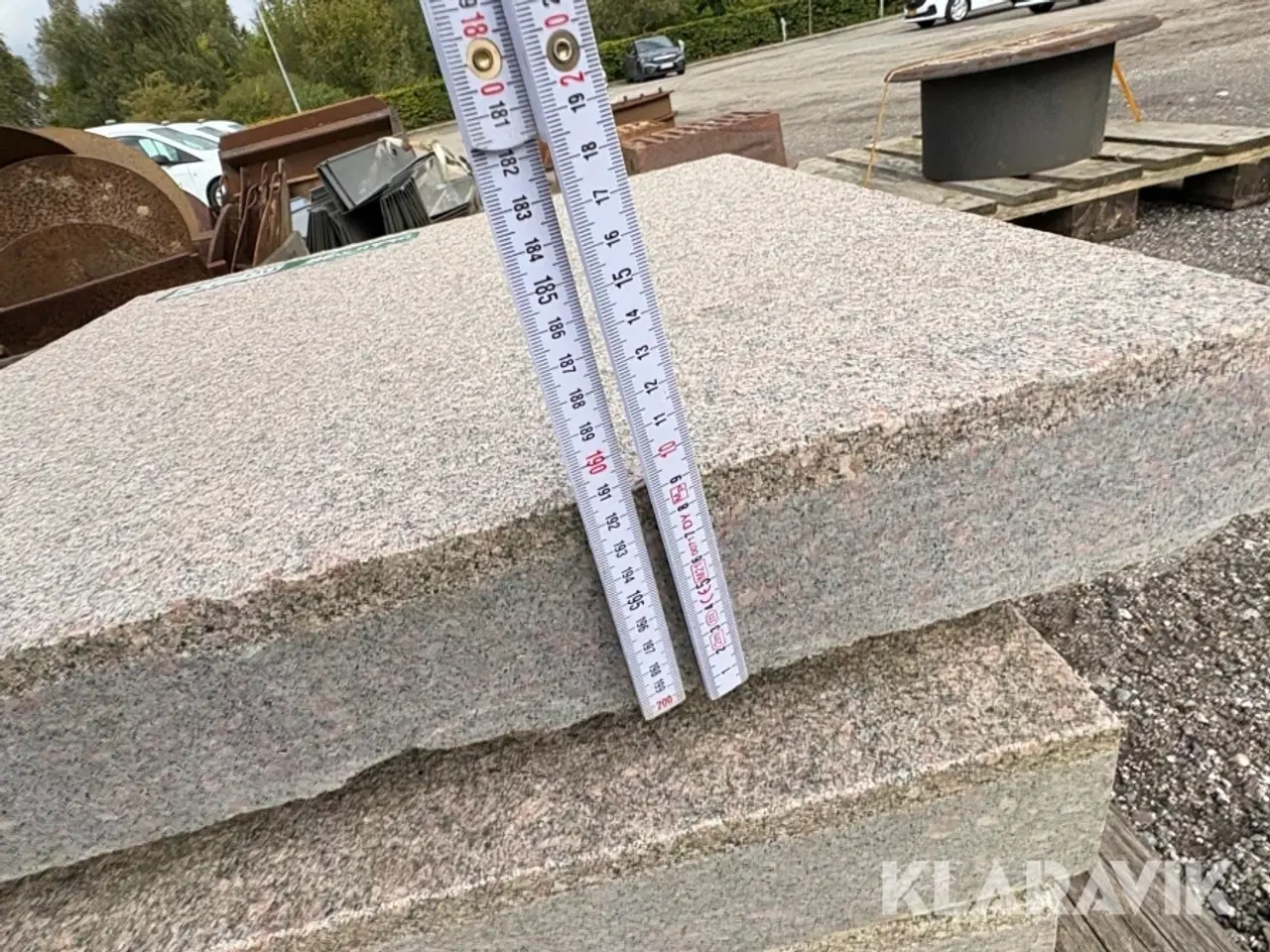 Billede 6 - Granit fliser 3 styk