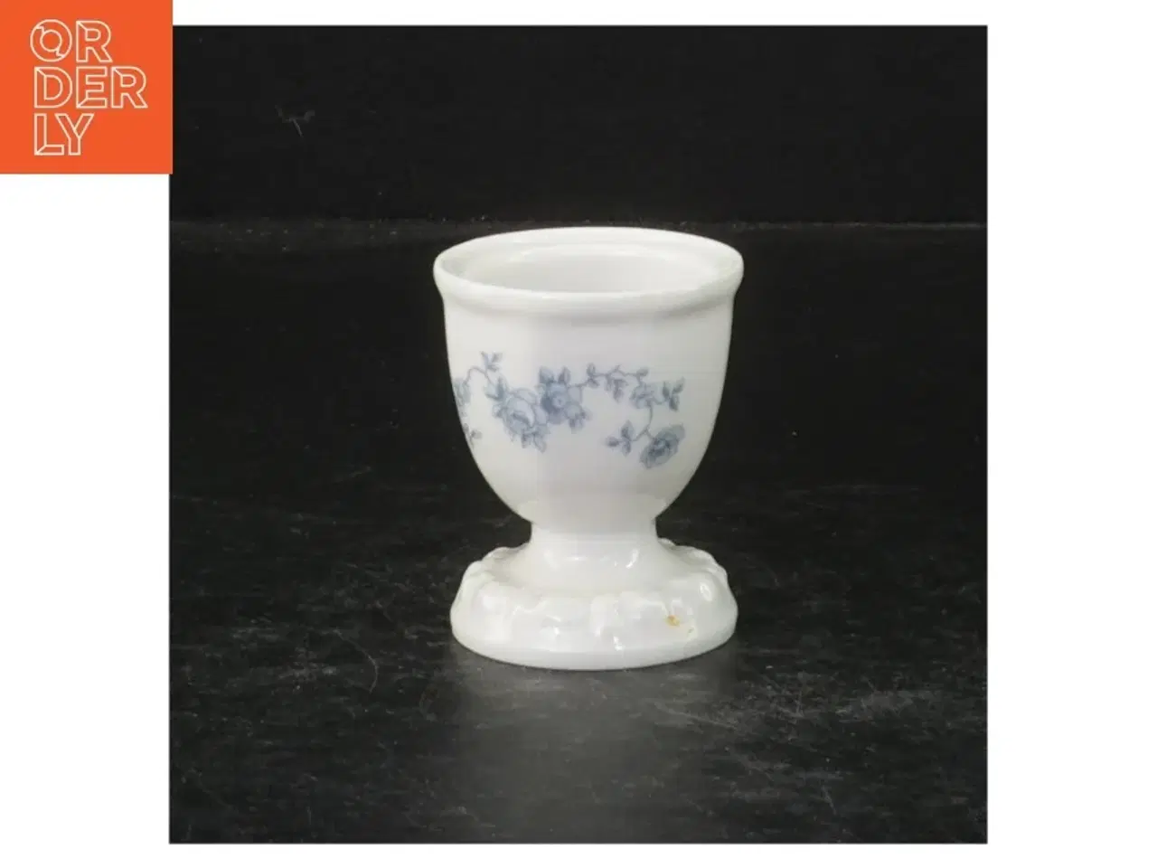 Billede 3 - Blå og hvid porcelæn æggebægere fra Rosenthal (str. 6 cm. 2 styk)