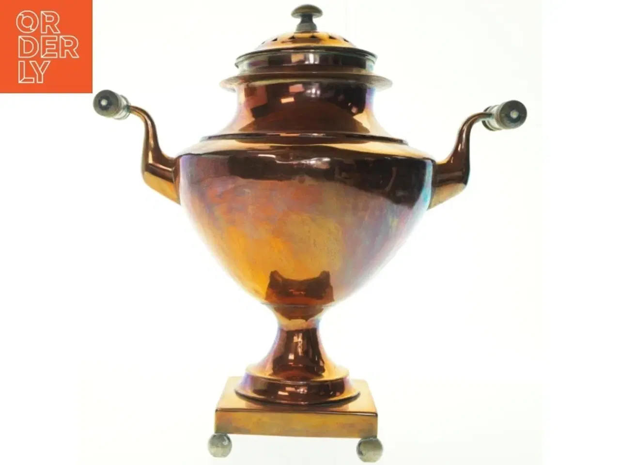 Billede 1 - Antik kobber samovar (str. 42 cm)