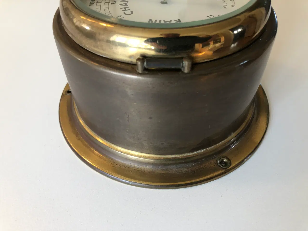 Billede 6 - Skibs barometer med flot patina