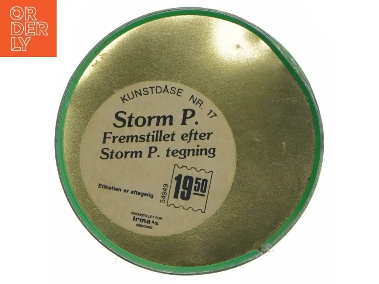 Billede 3 - Tin container with Danish theme fra Irma (str. Ø. 11,5 cm. længde. 15 cm)