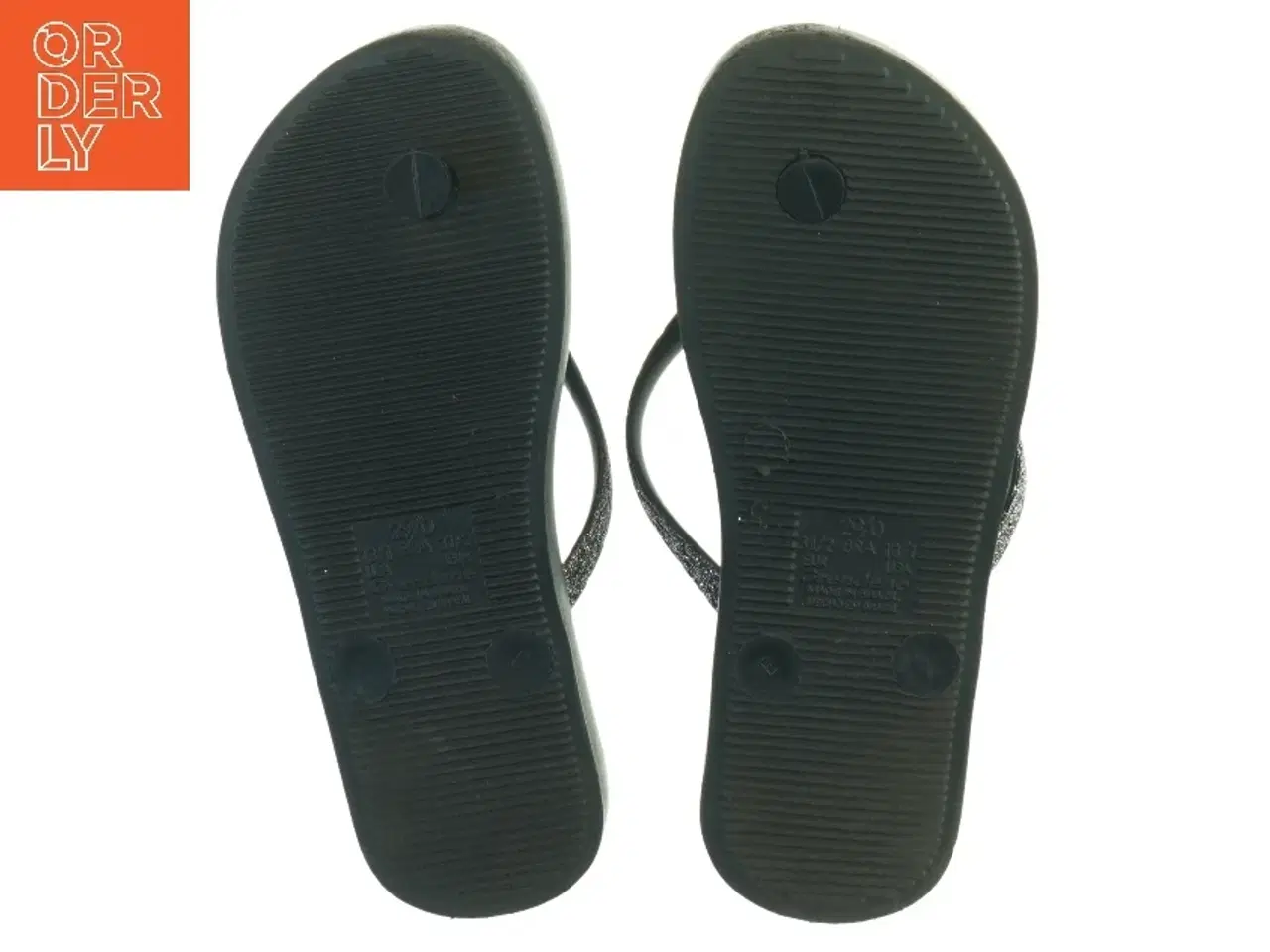 Billede 2 - Sorte flip-flops med glitter fra Ipanema (str. 31)