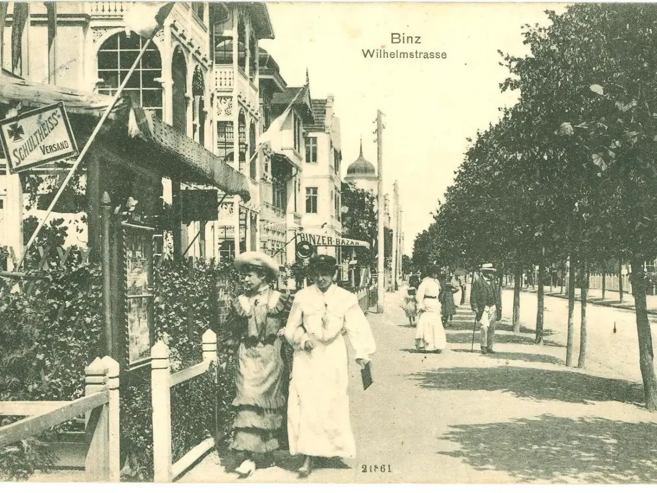 Billede 1 - Binz, Wilhelmstrasse, 1911