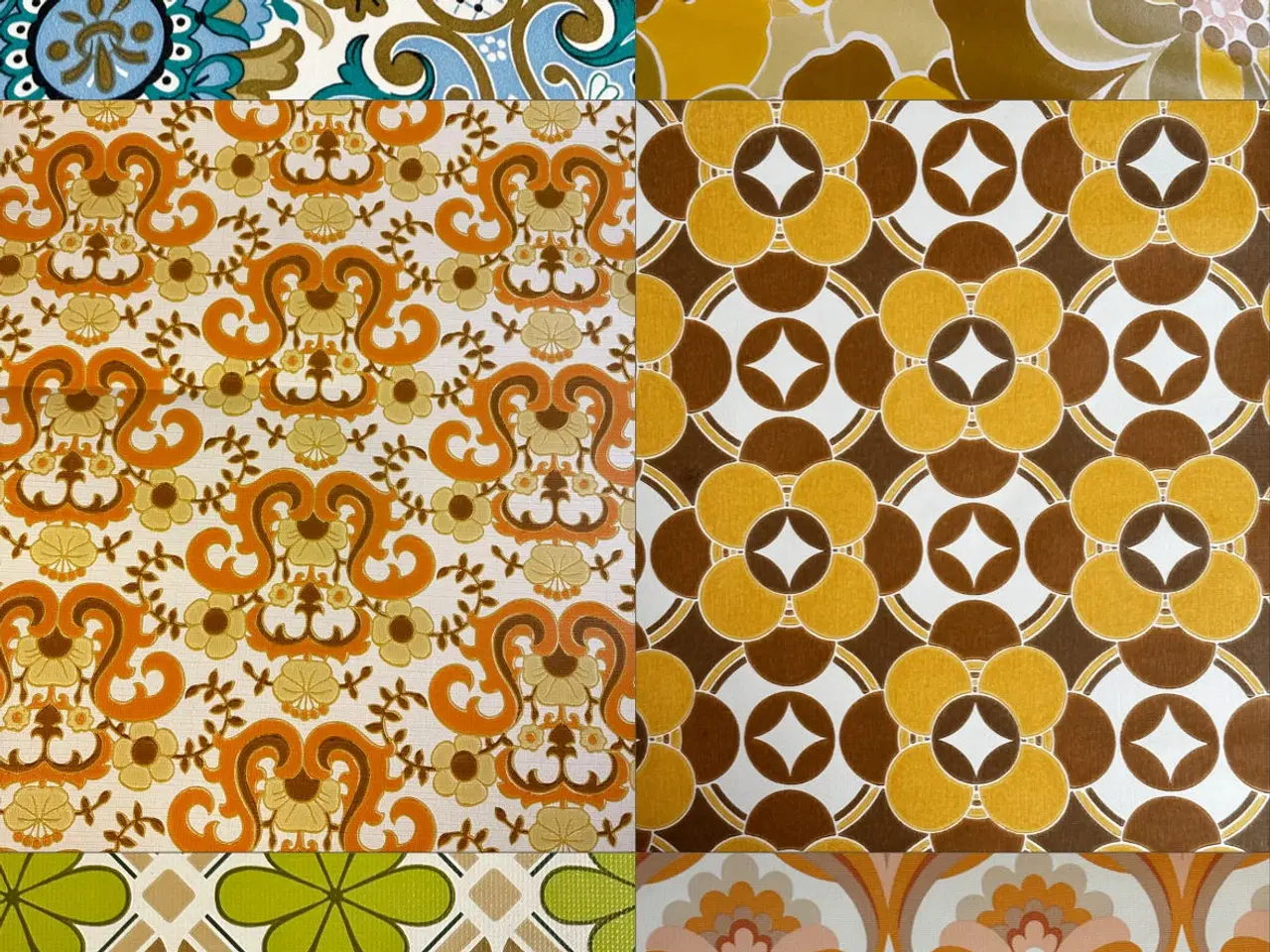 Billede 1 - Originalt retro tapet fra 70’erne