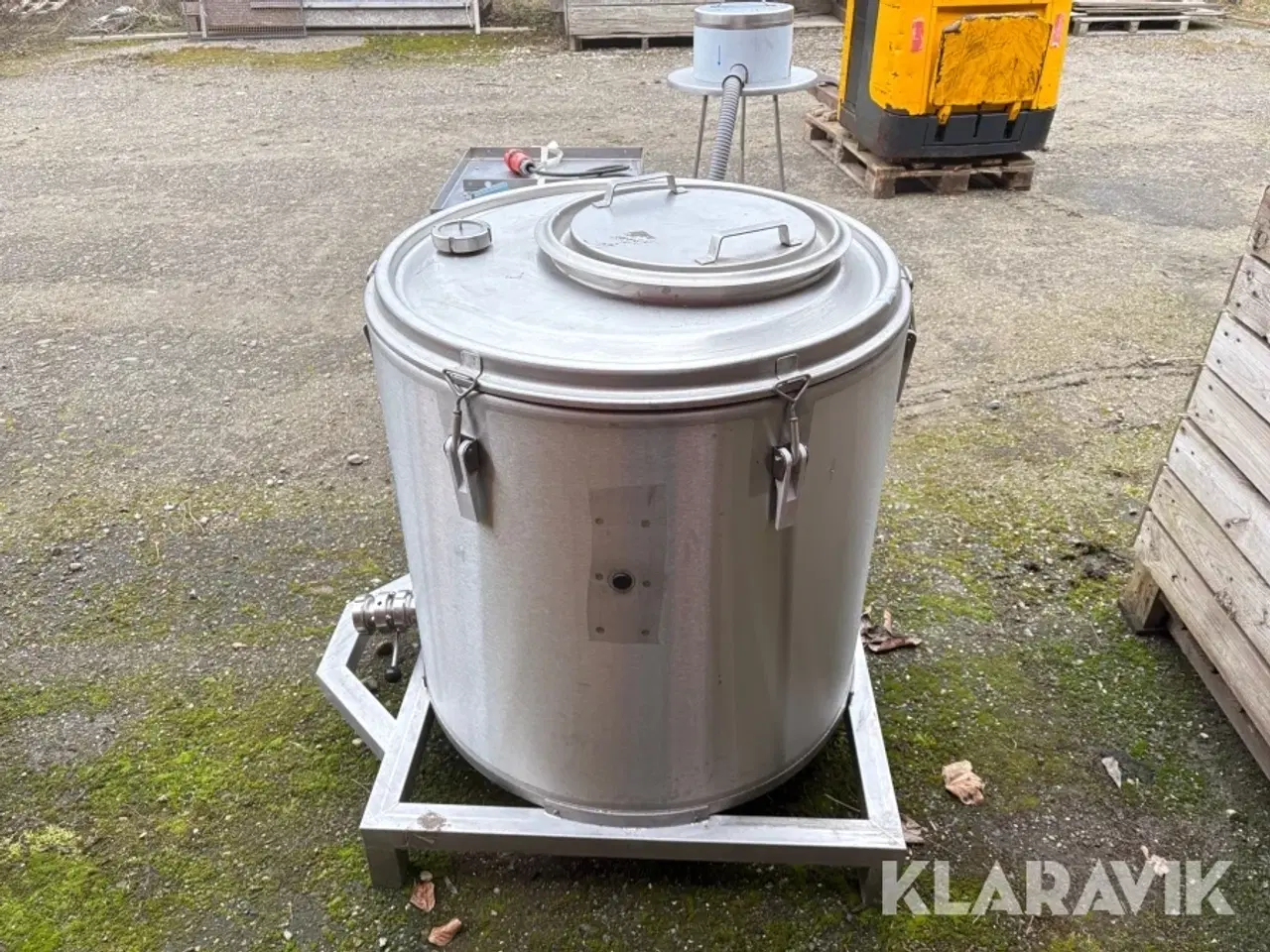 Billede 5 - Mælketransportsytem med tilhørende dyppekøler Etscheid 250L