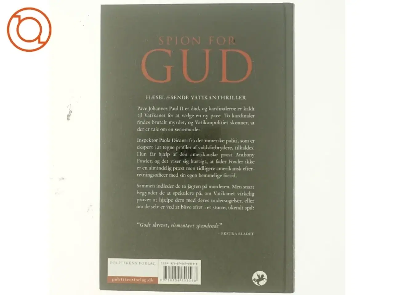 Billede 3 - Spion for gud af Juan Gomez-Jurado