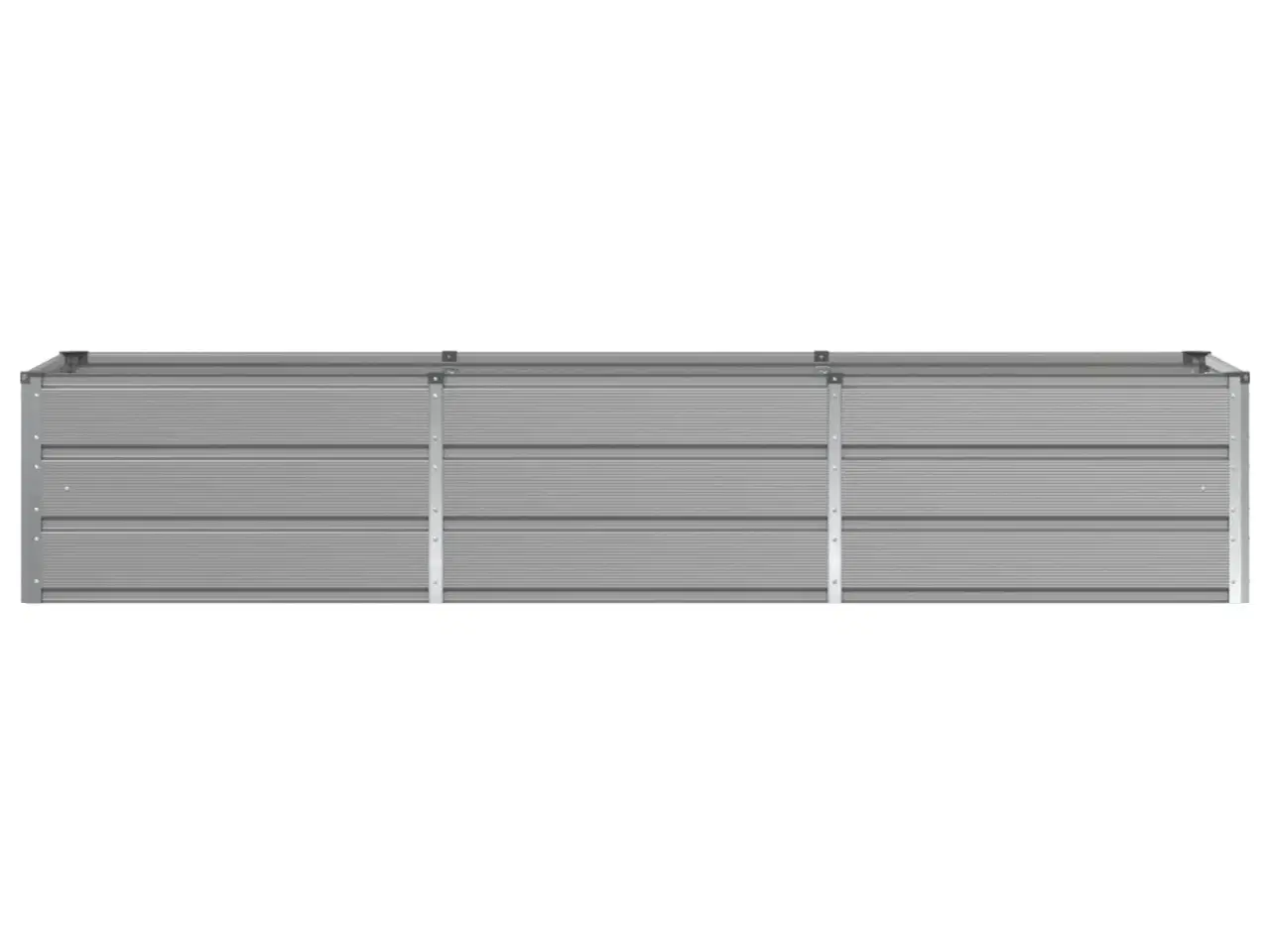 Billede 4 - Plantekasse Lysegrå 240 x 80 x 45 cm Stål