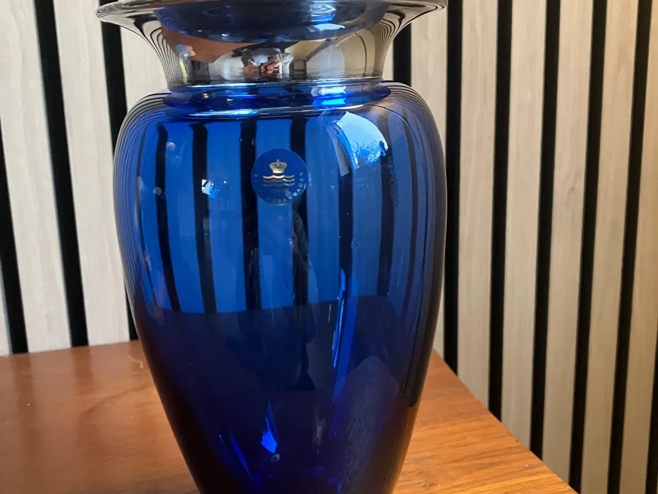Billede 2 - Holmegaard vase Saturn for Royal Copenhagen