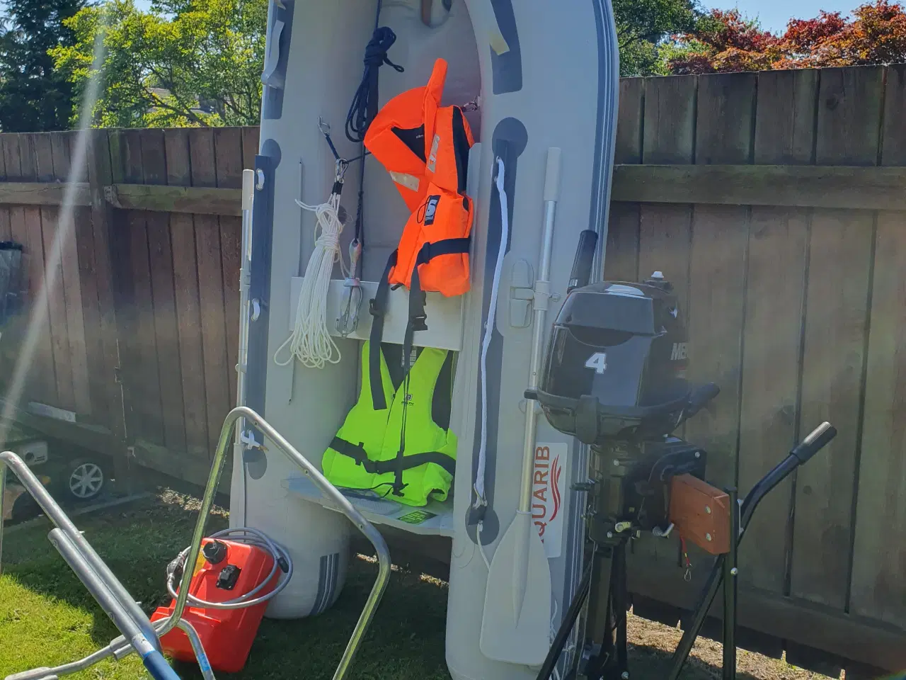 Billede 6 - Aquarib med Mercury 4 hk