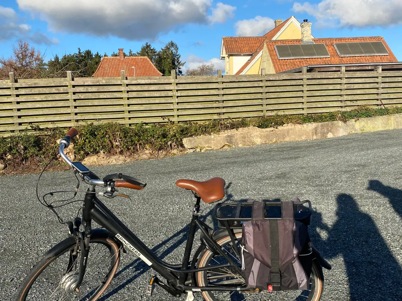 Billede 1 - Elcykel, med flotte læder håndtag