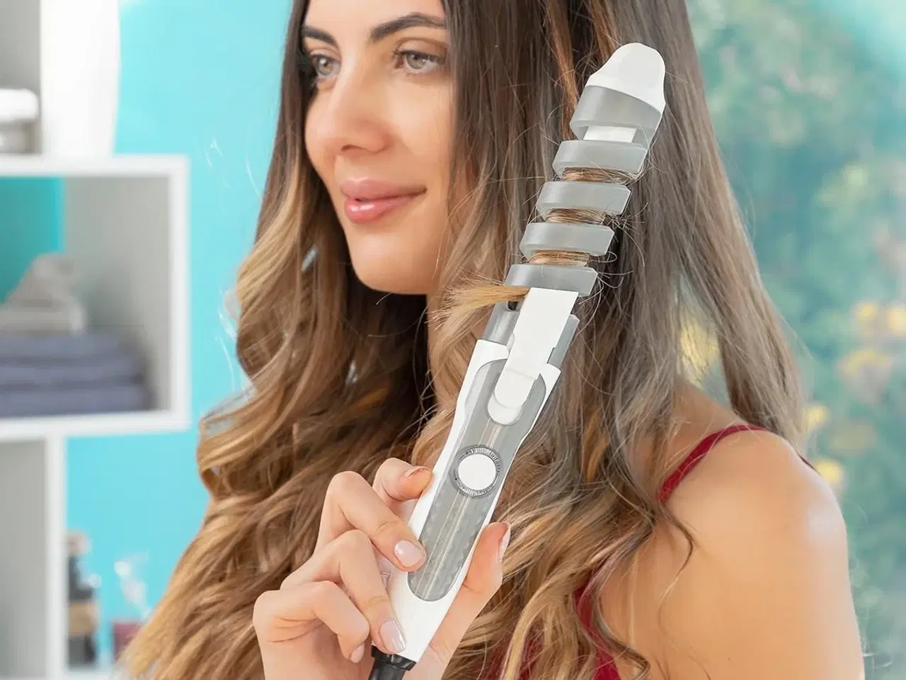 Billede 1 - Spihair keramisk spiral-krøllejern