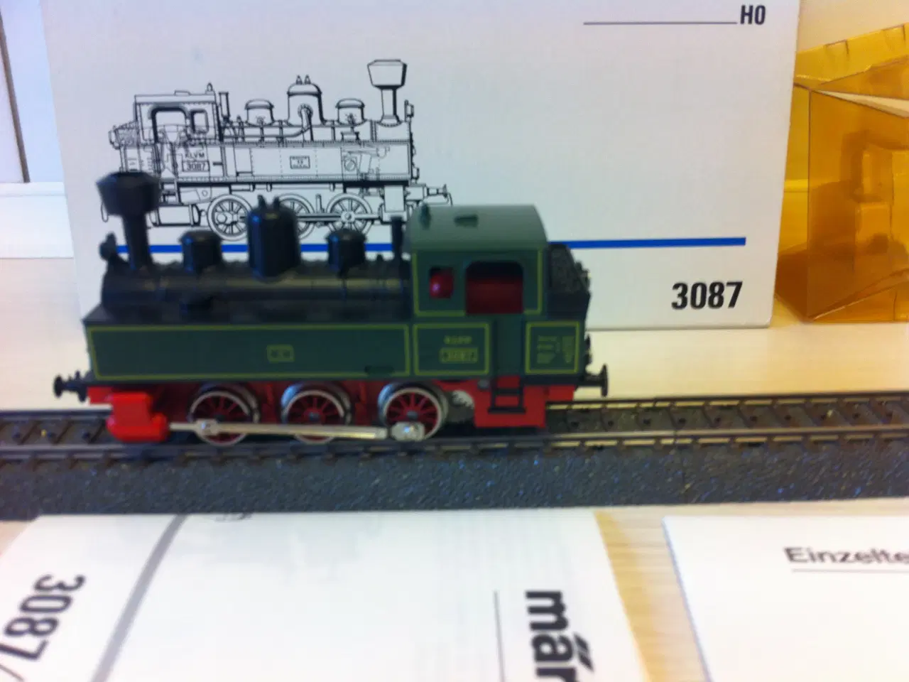Billede 2 - Märklin KLVM 3087 analogt damplok (som nyt)