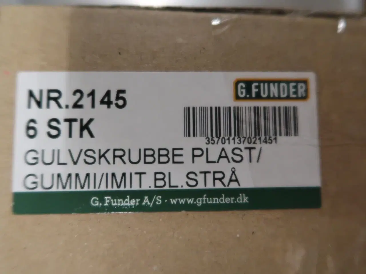 Billede 2 - 18 stk. Gulvskrubbe hvid 270 mm