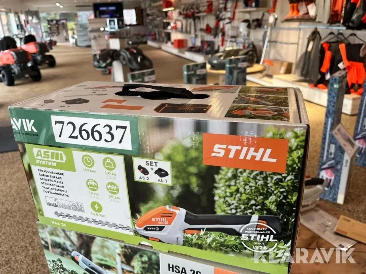 Billede 2 - Hækkeklipper Stihl HSA26 mini
