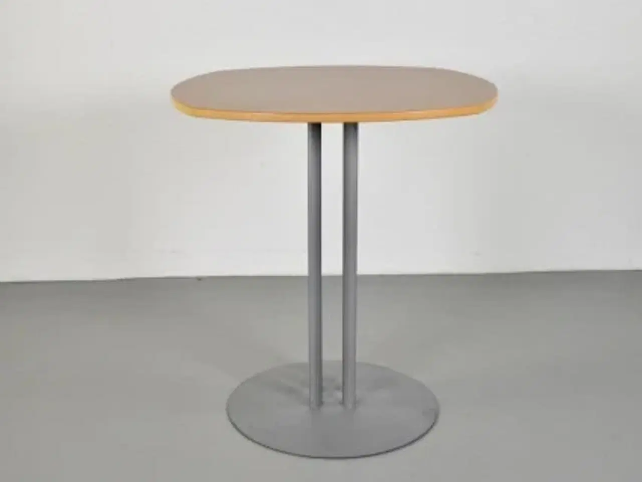 Billede 5 - Højt cafebord med bøgeplade og grå stel
