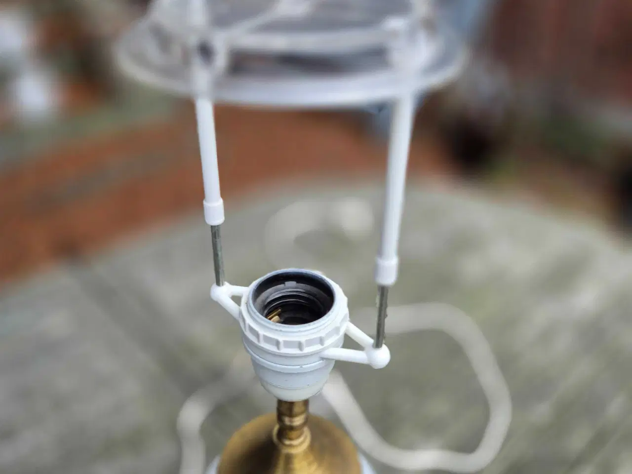 Billede 7 - Sjælden bordlampe fra Lyngby Glas