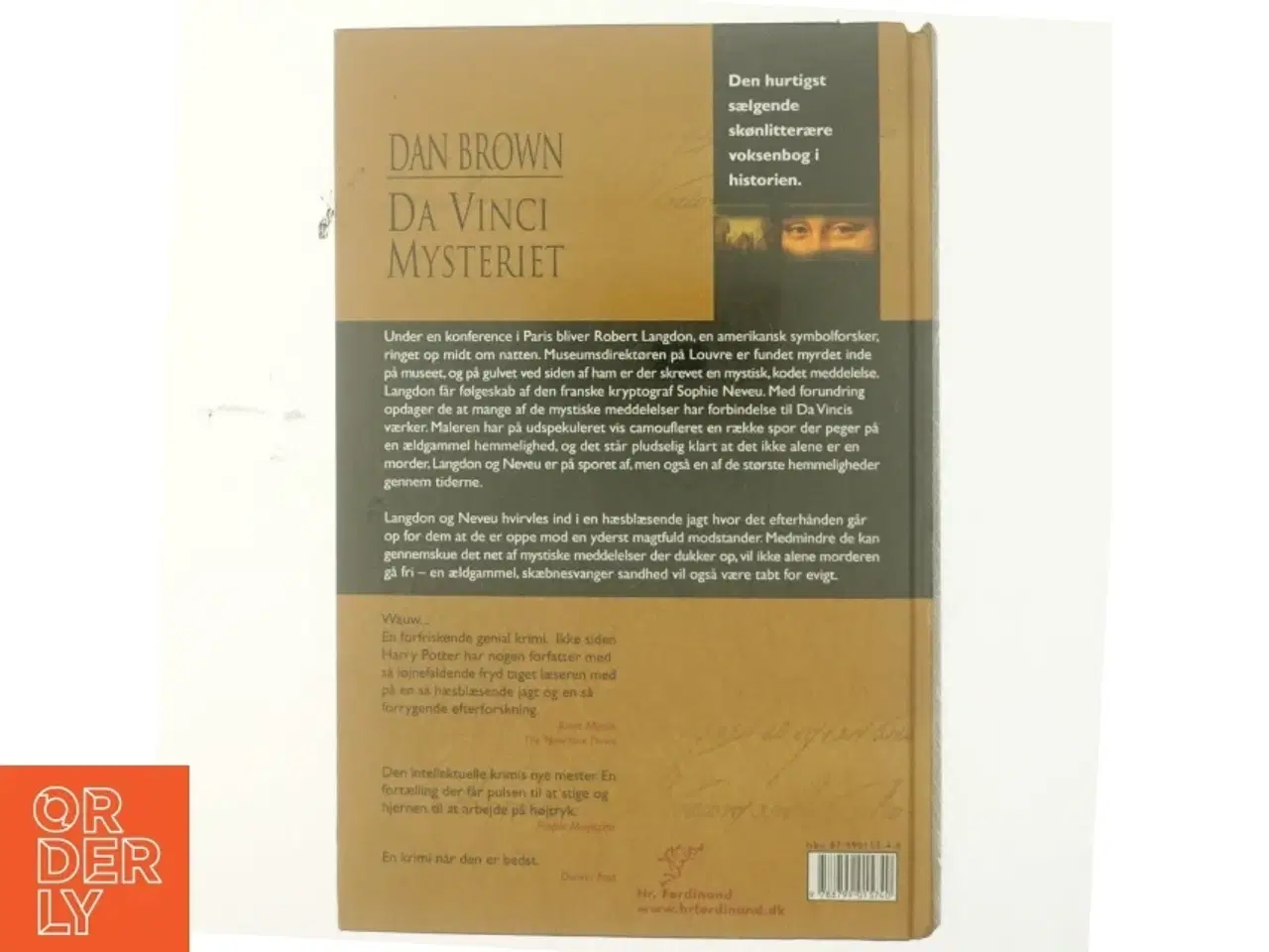 Billede 3 - Da Vinci Mysteriet af Dan Brown (Bog)