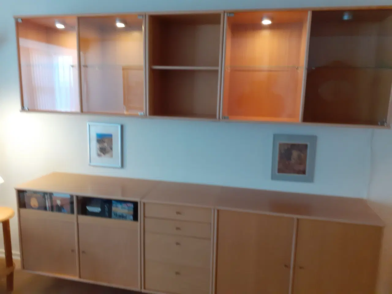 Billede 1 - Reol Mistral bøg, Væghængt.