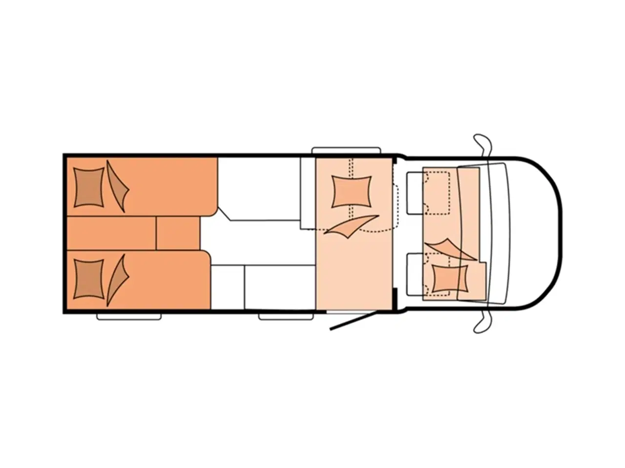 Billede 16 - 2024 - Hobby Ontour Edition V65 GE F   FULD UDSTYRET-KAMPAGNE autocamper er nu på lager, ENKELTSENGE + STOR GARAGE.