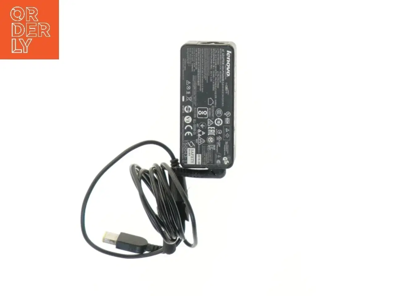 Billede 2 - Lenovo strømforsyning med kabel fra Lenovo