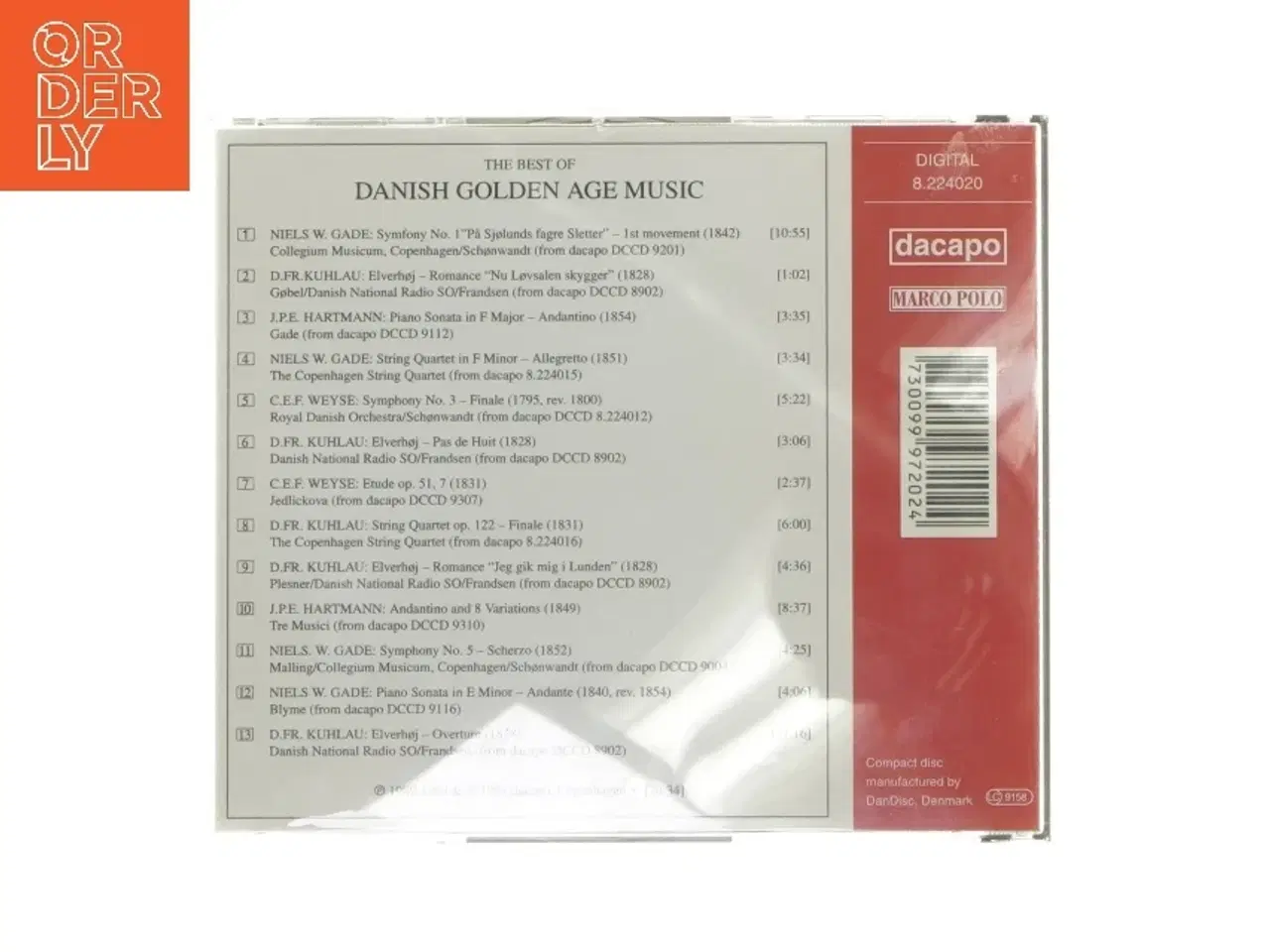 Billede 2 - CD: The Best of Danish Golden Age Music