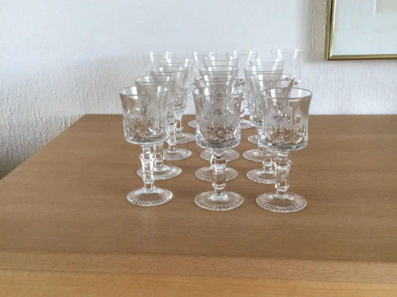 Billede 2 - Offenbach krystalglas, snapseglas fra lyngby