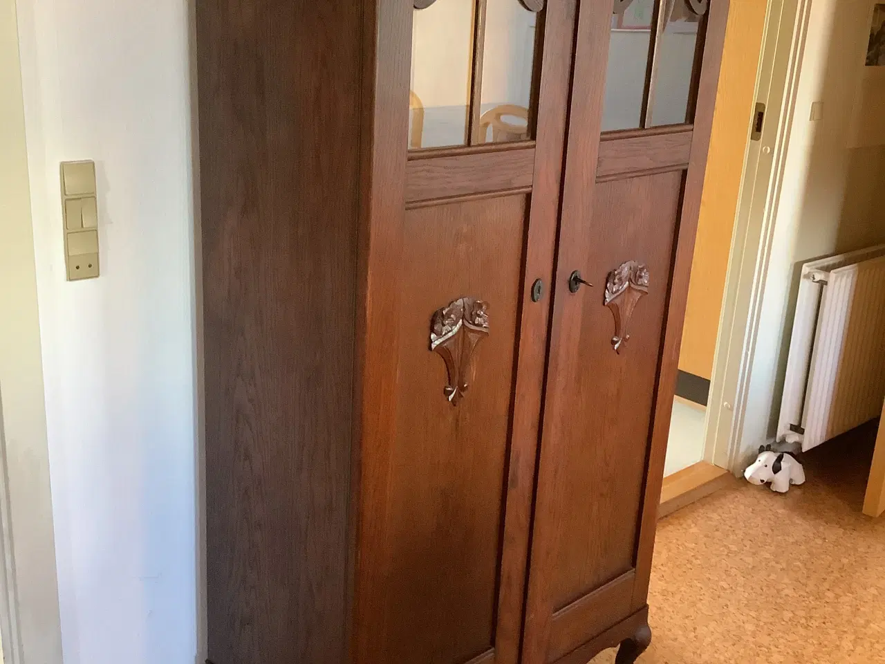 Billede 3 - Antik glas-vitrine skab 1910-20