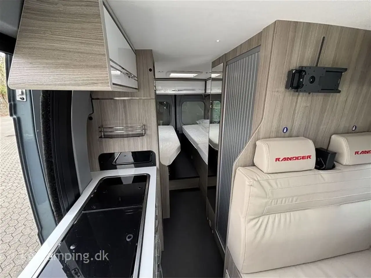 Billede 7 - 2022 - Randger R640 Fiat Ducato 160 HK CamperVan med 2 enkelsenge, kun kørt 27000 Km!