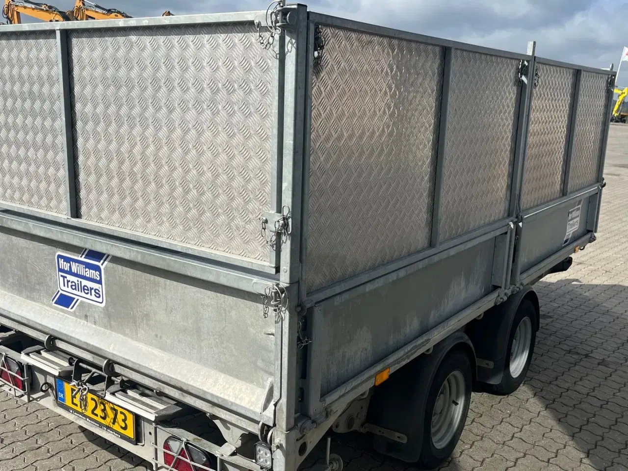 Billede 6 - Ifor Williams TT 3621 Tiptrailer med lukkede side,spil,støtteben og aluslisker