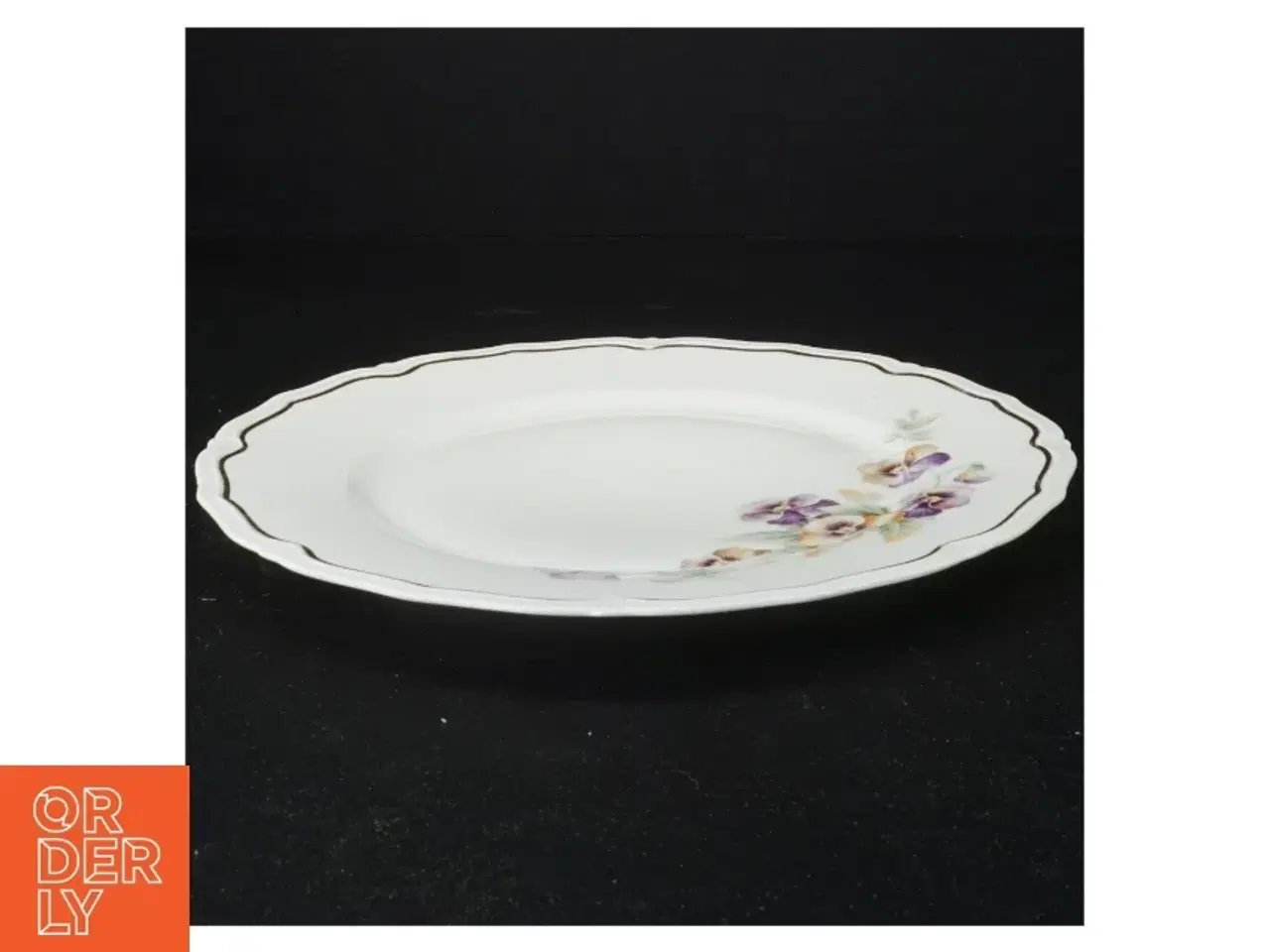Billede 3 - Porcelæns middags tallerkener med blomstermotiv fra Bavaria (str. Diameter 25 og en halv cm)
