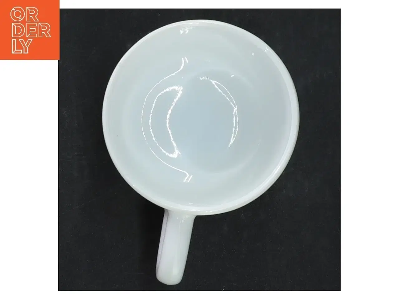 Billede 3 - Hvid kaffekop (str. H 9 cm. ø 8 cm)