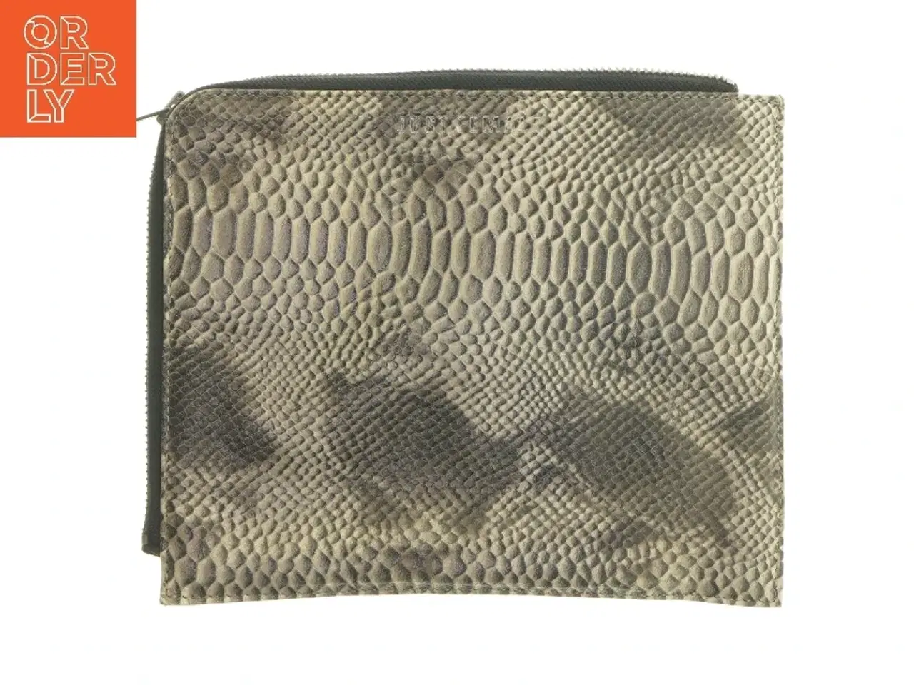 Billede 3 - Pung med slangeprint (str. 27,5x22 cm)