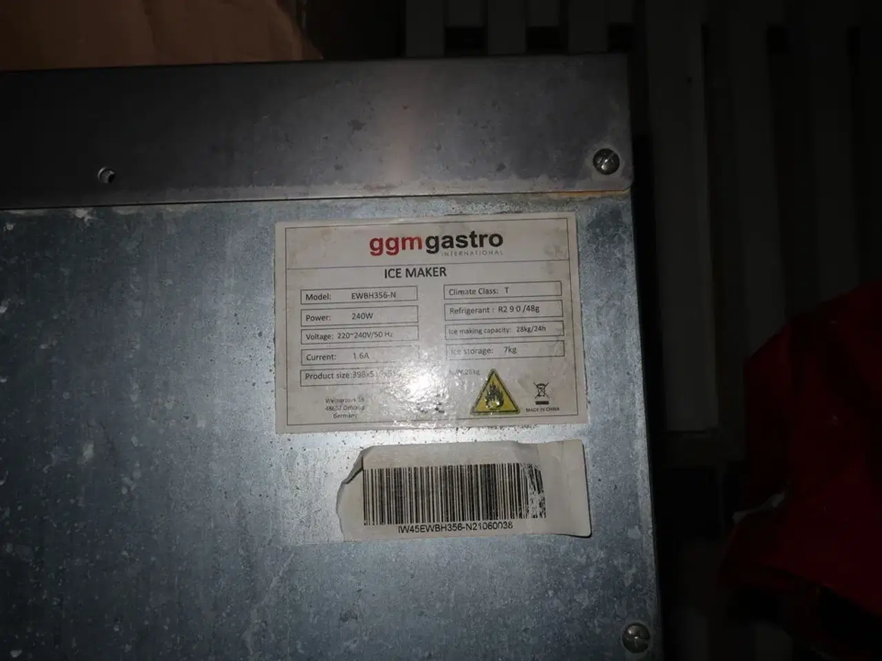 Billede 2 - Isterningemaskine GGM GASTRO