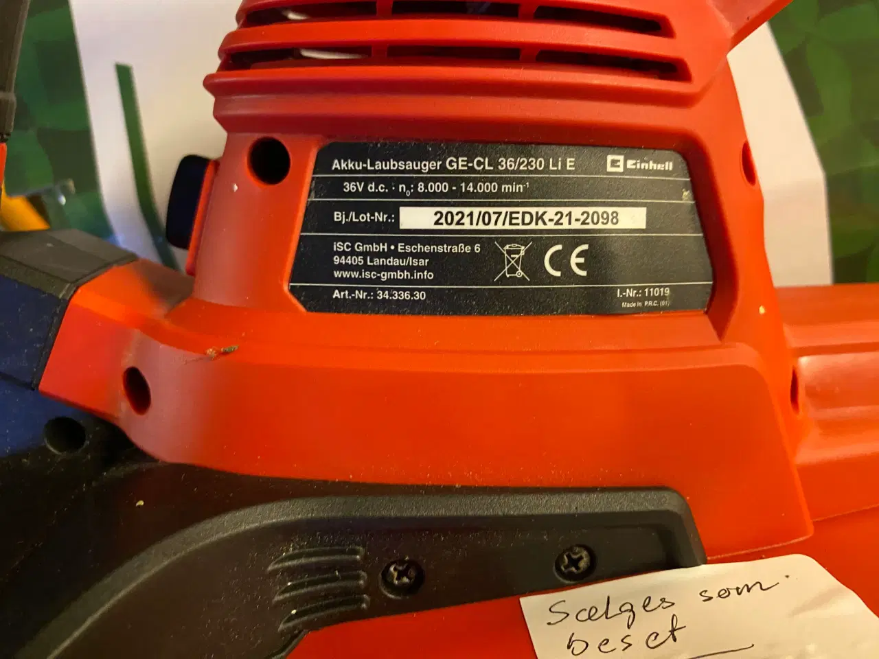 Billede 3 - løvblæser