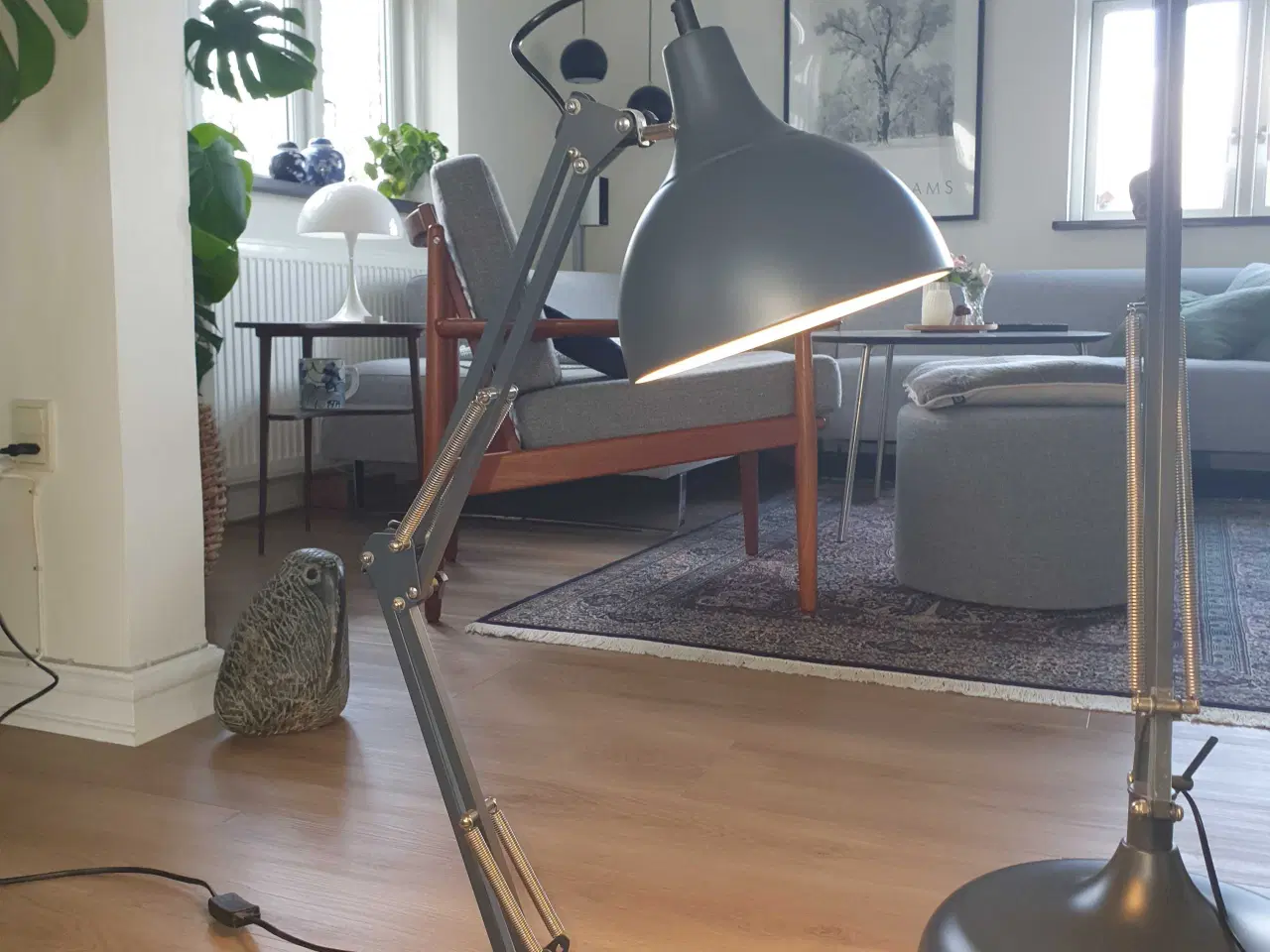 Billede 1 - Fin arkitektlampe på fod
